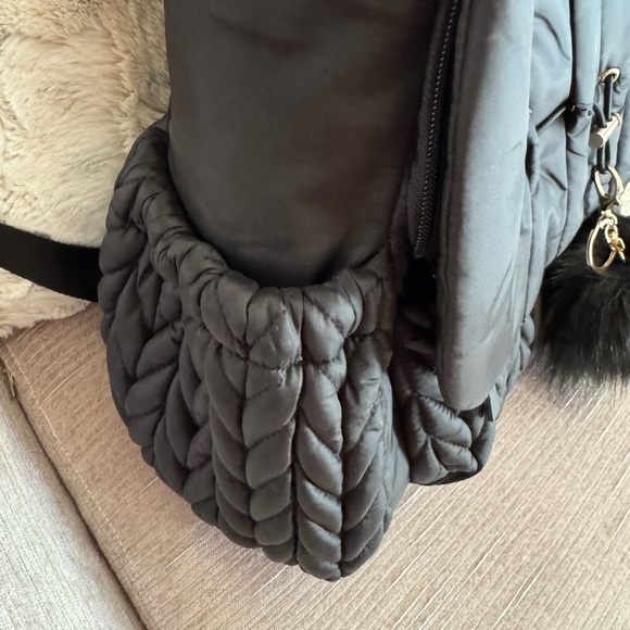 HAPP Brand Levy Backpack Baby Diaper Bag Black 17"L, 6"W x 12"H - Picture 4 of 16